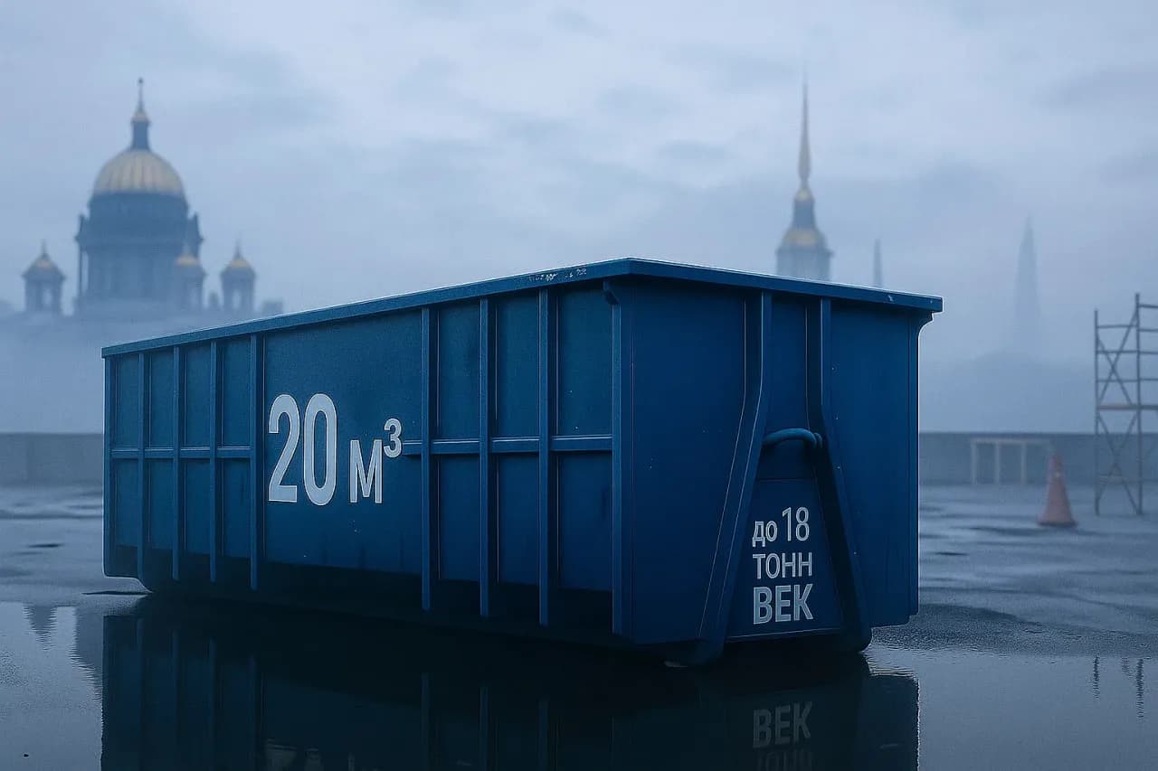 Вывоз мусора в Санкт-Петербурге и области.